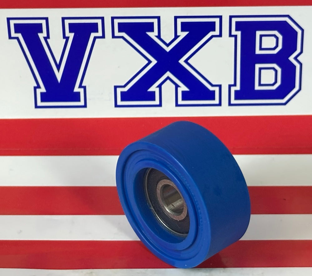 8x35x15mm Polyurethane Rubber roller wheel Bearing Sealed Miniature - tire