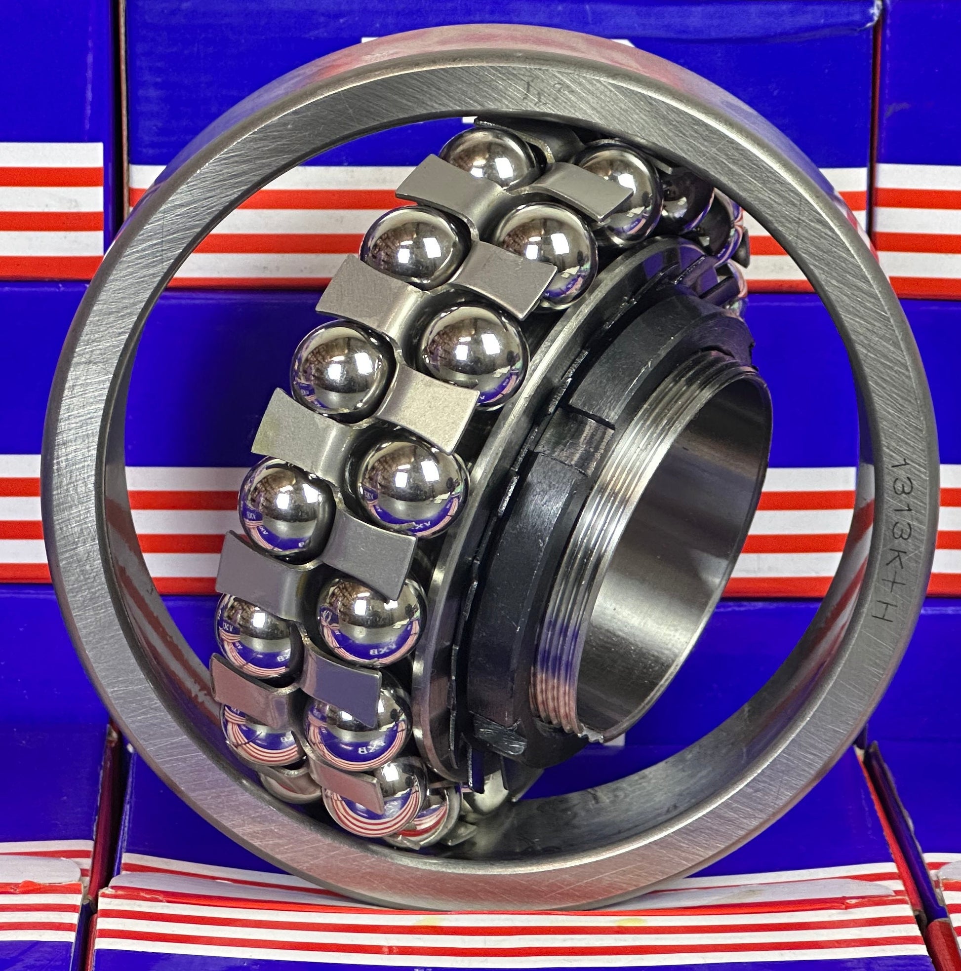 1313K+H Tapered Self Aligning Ball Bearing - Adapter Sleeve 60x140x33mm