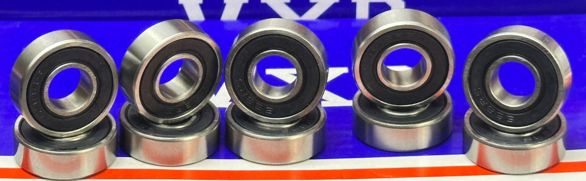 10-Pack 698-2RS 8x19 Sealed 8x19x6 Miniature Bearing