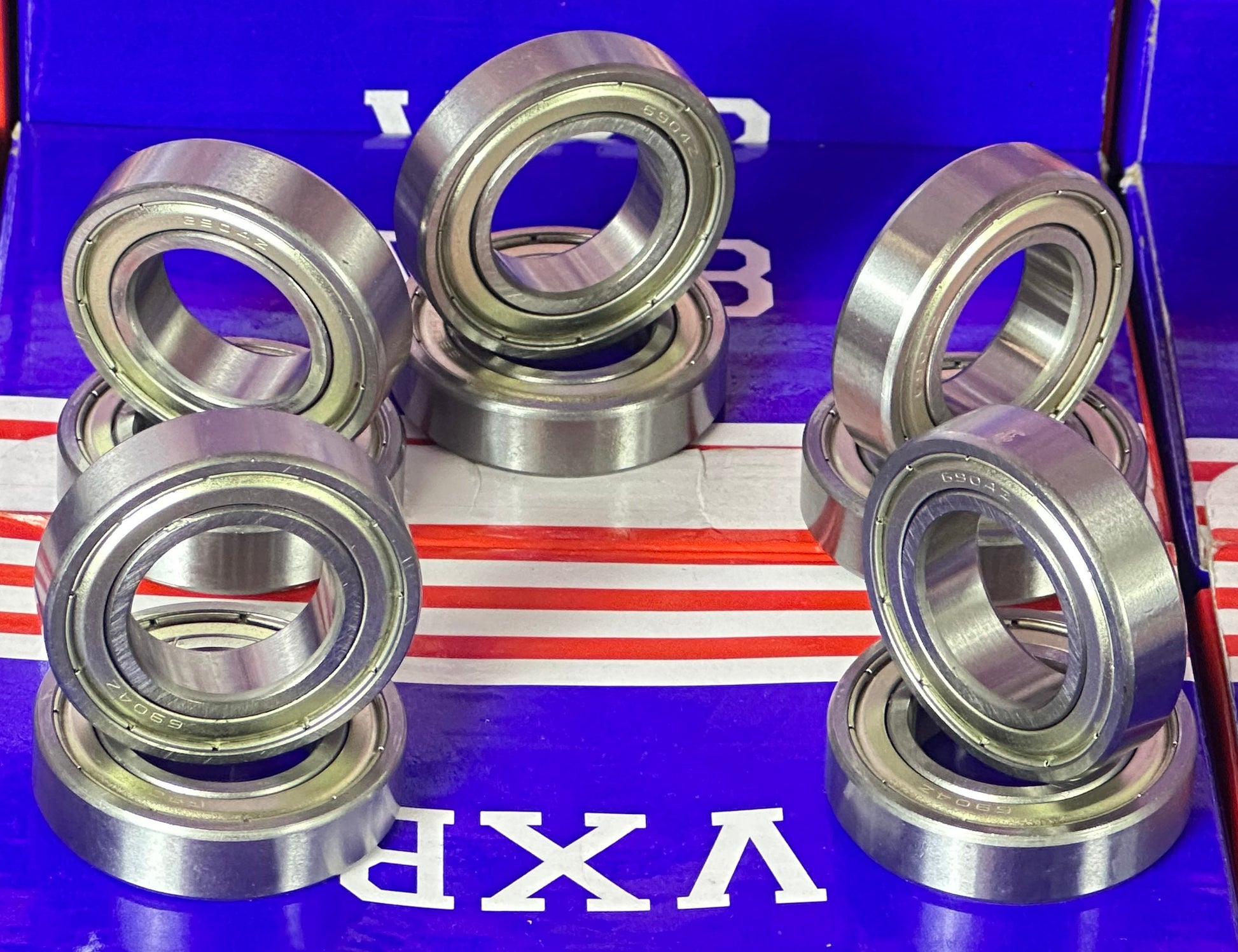 10-Pack 61904ZZ 20x37x9 Shielded Bearing
