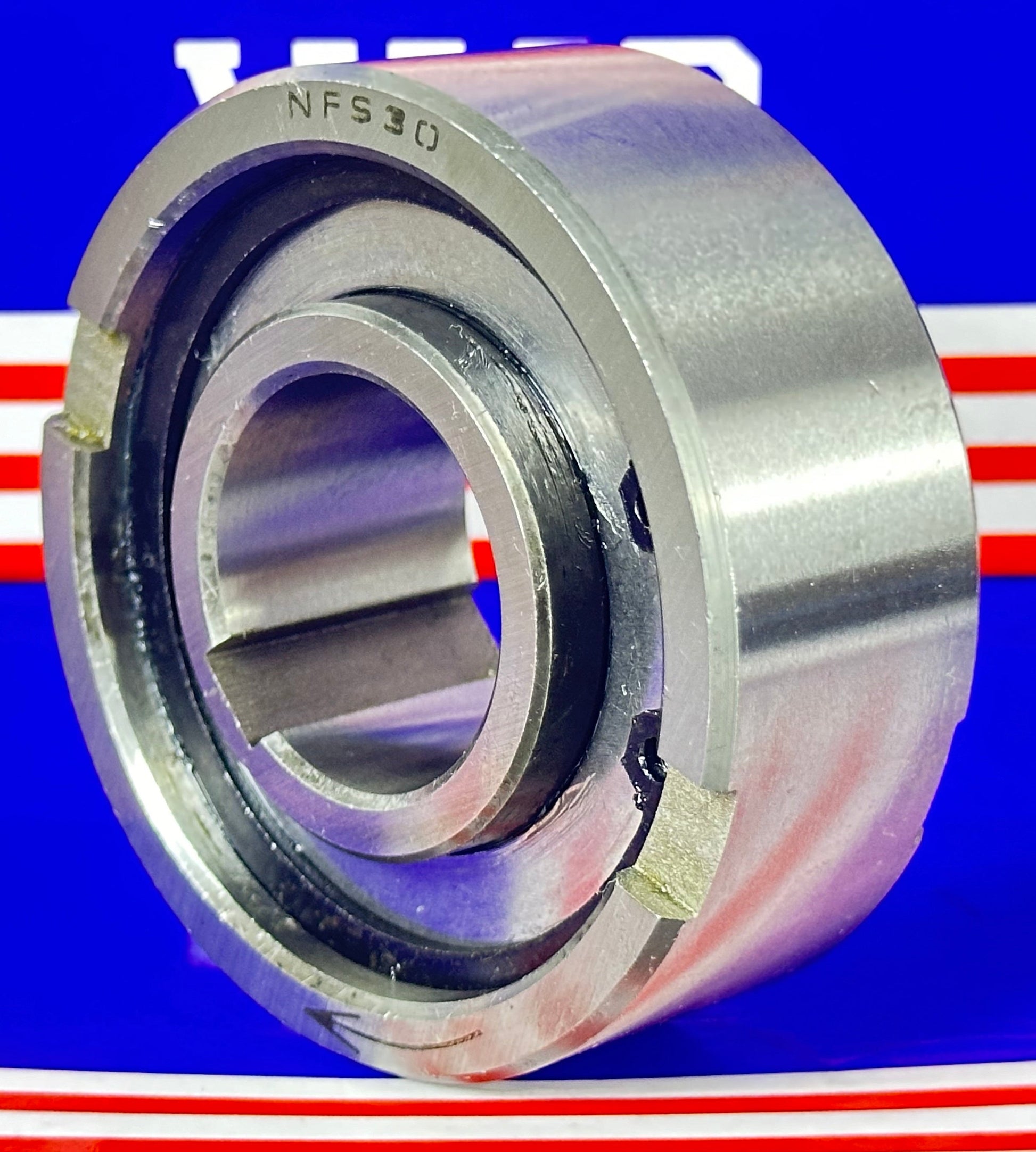 NFS30 One-Way 30x72x27 Bearing Support Required Backstop Clutch