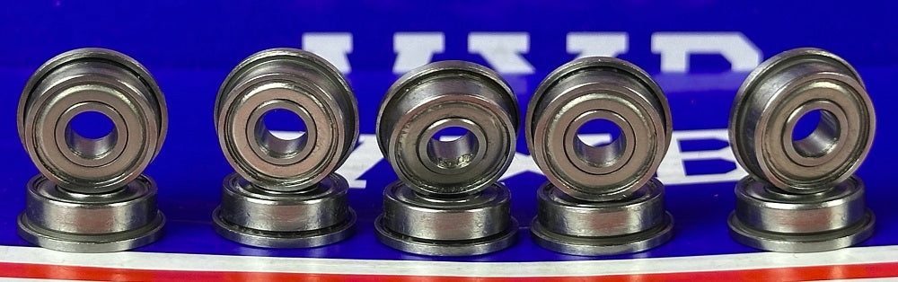 10-Pack Flanged Bearings F694ZZ 4x11x4 - Shielded - Miniature