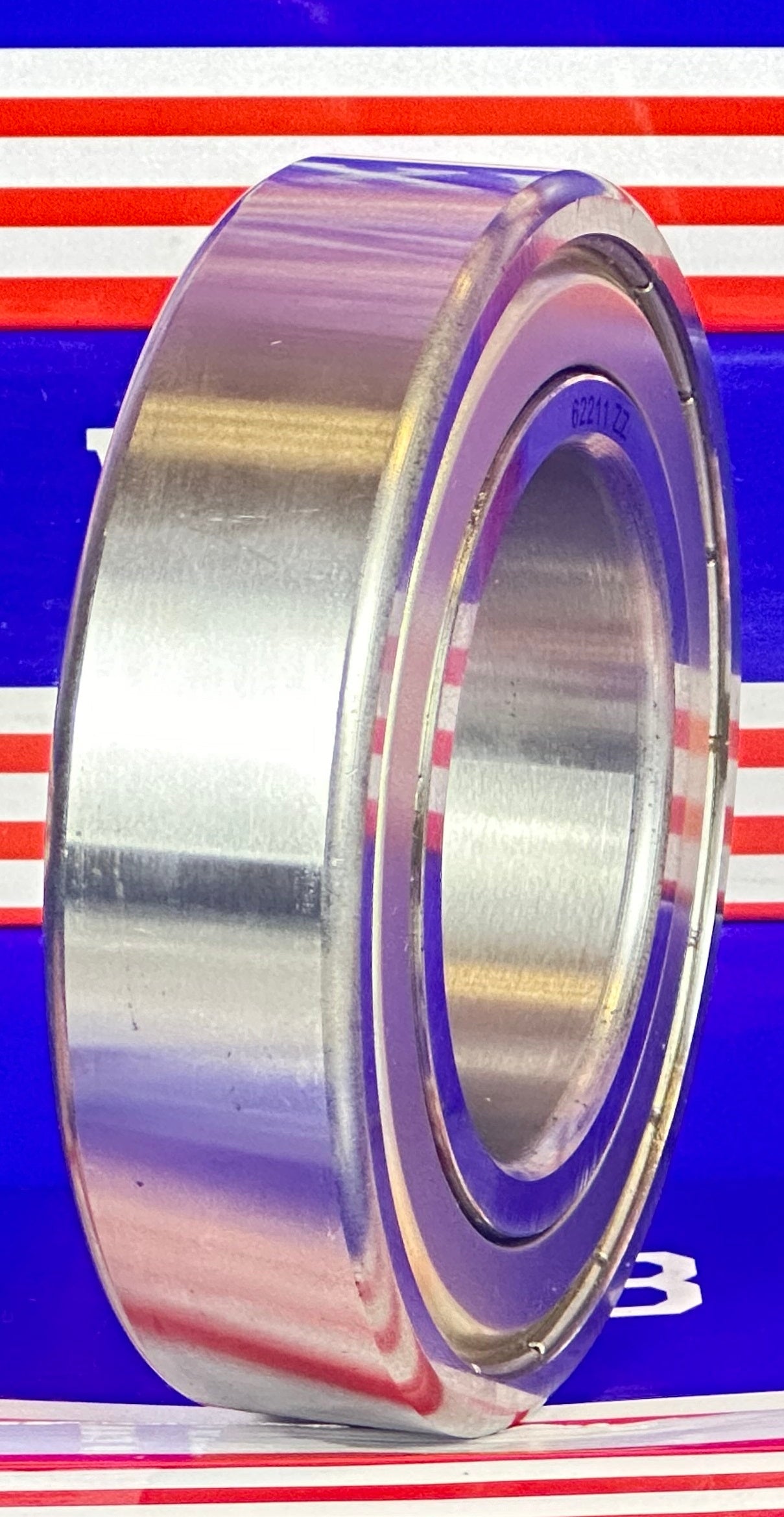 62211 ZZ 55x100x25 Shielded Deep Groove Ball Bearing