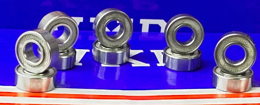 10-Pack Premium 686-2TS 6x13x5 PTFE Sealed Ball Bearing