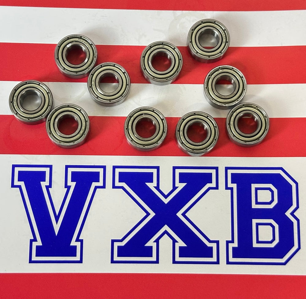 10-Pack 686ZZ Bearing 6x13x5mm 6mm Bore Miniature