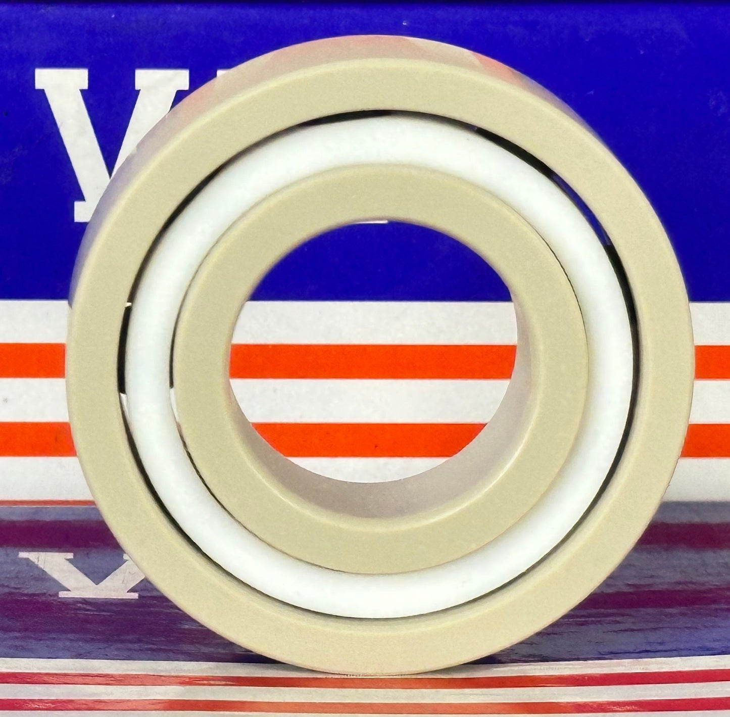 6205 PEEK Ball Bearing - Si₃N₄ Ceramic Balls - PTFE Cage - 25x52x15mm