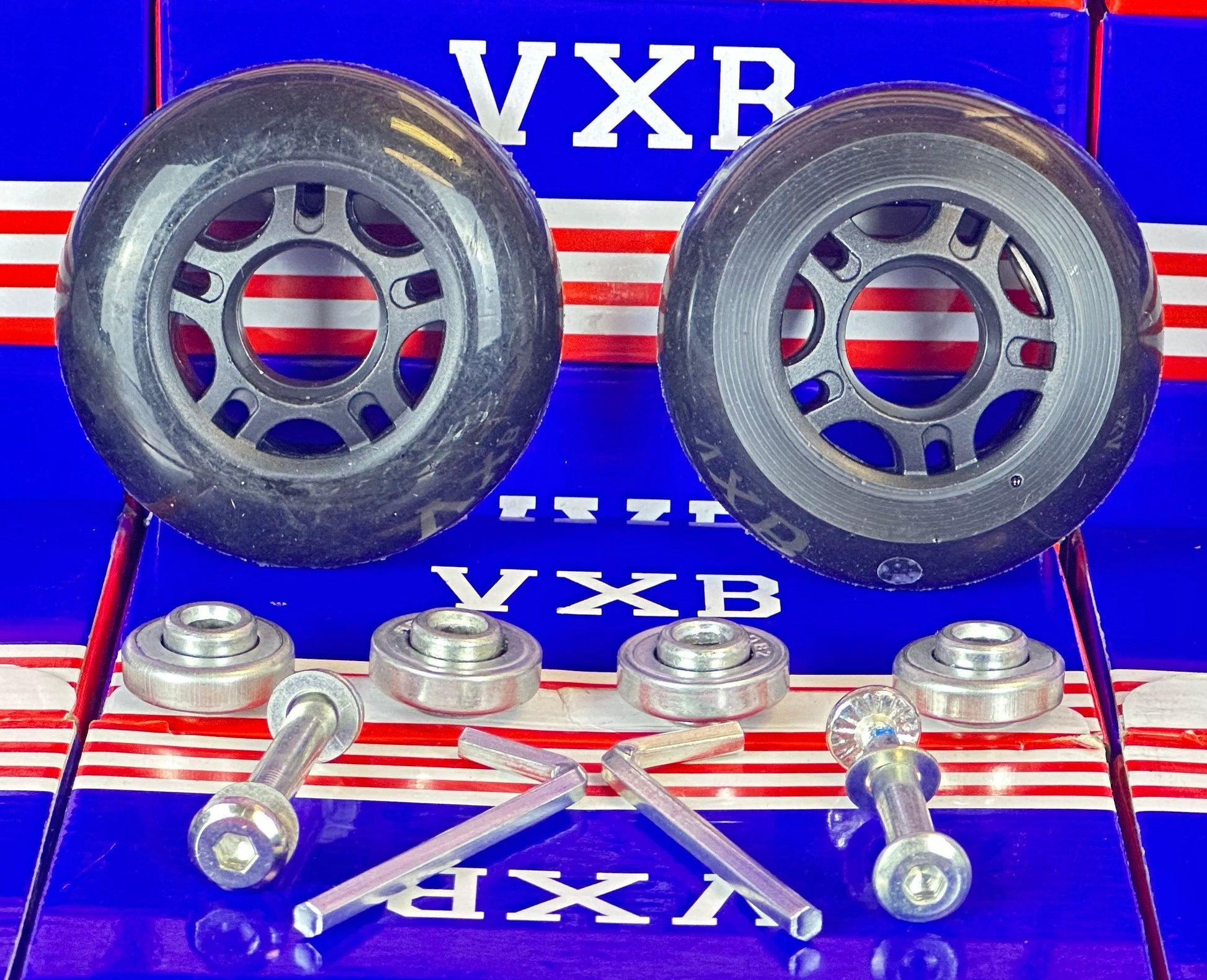 Travel Bags Replacement Luggage Gray Wheels Set Universal Suitcase Repair Kit Axles Wrench Bearing Skate Wheel Roller 70MM