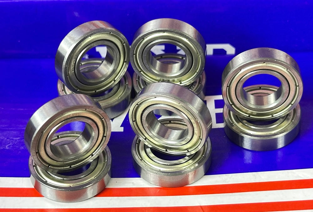 10-Pack 61901ZZ 12x24x6mm Double Shielded Bearing