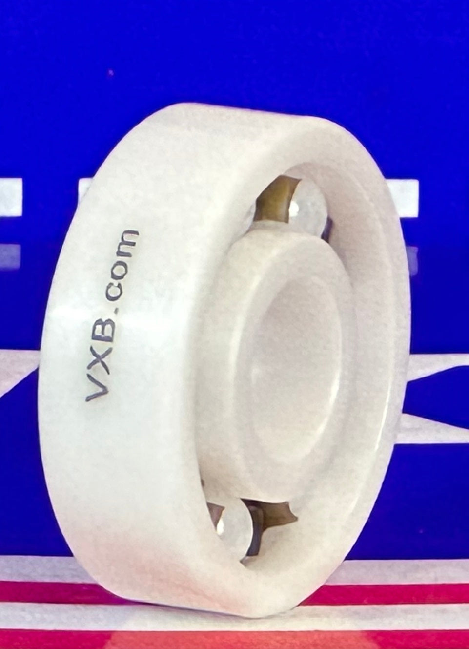 608-ZrO2 Full Ceramic Open Ball Bearing - Nylon Cage ID 8mm OD 22mm Width 7mm