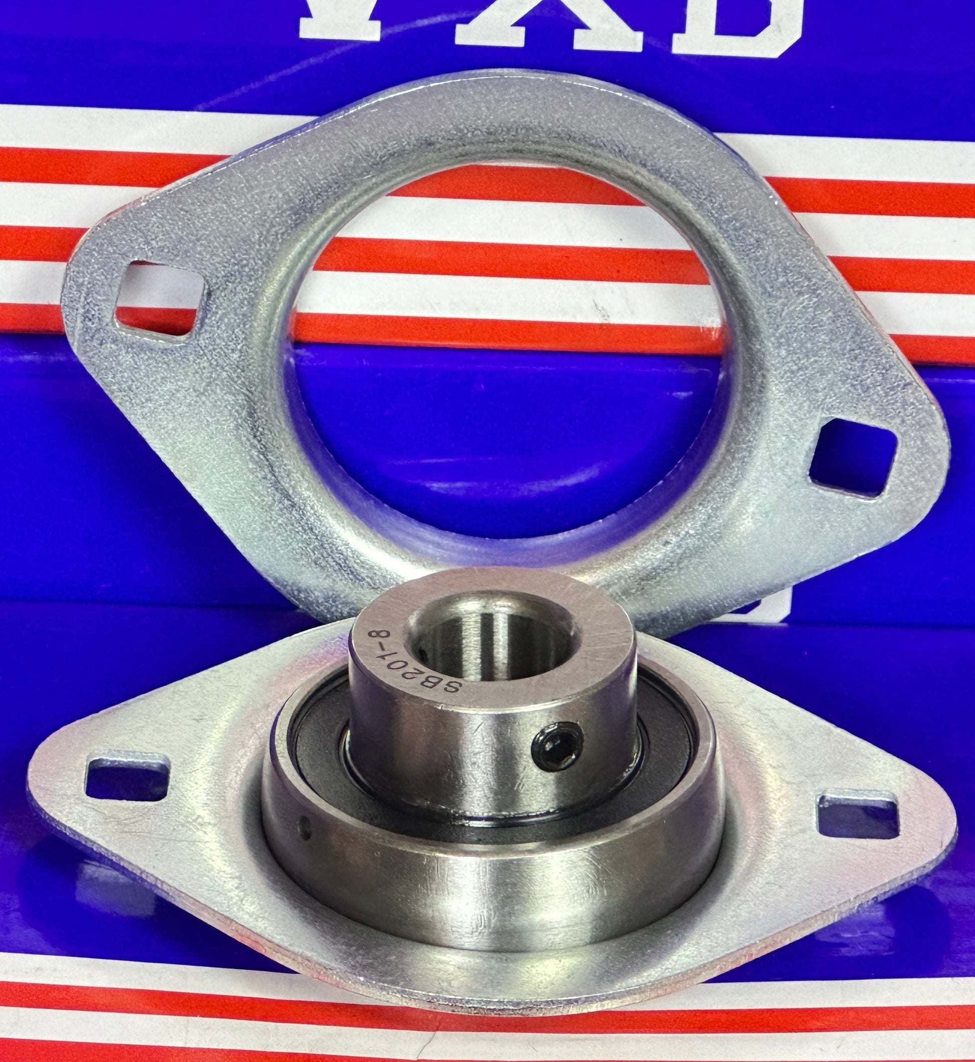 SBPFL201-8 Pressed Steel Housing Unit 2-Bolt 1/2" Flanged Bearing