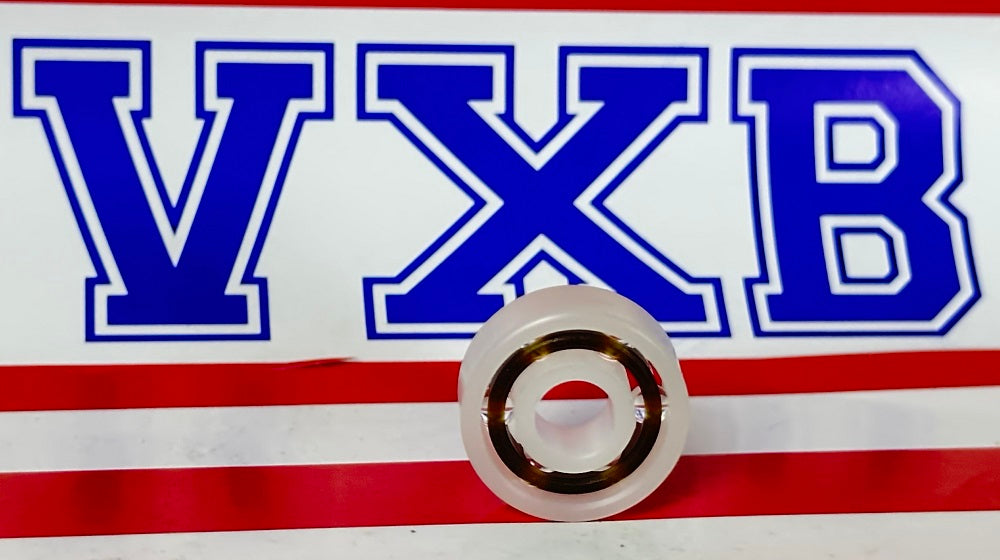 Acetal/POM Plastic Bearing 606 - Glass Balls - 6x17x6mm