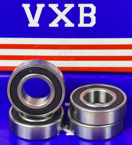 4-Pack 6003-2RS 17x35x10mm Ball Bearings Dual Sided Rubber Sealed