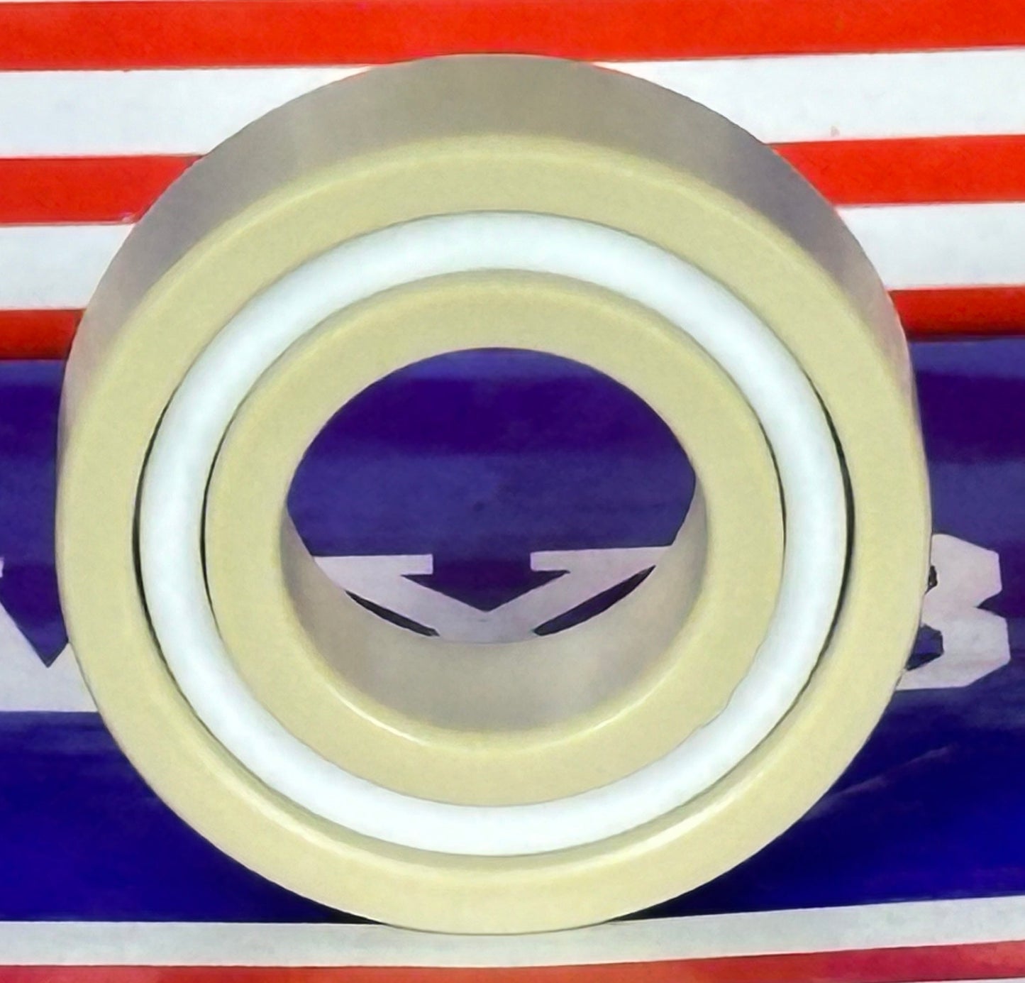 6003 PEEK Ball Bearing - Si₃N₄ Ceramic Balls - PTFE Cage - 17x35x10mm