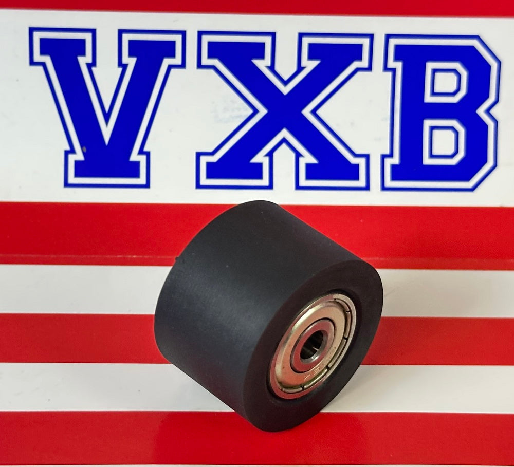 5x30x20 Polyurethane Shielded Bearing - Black Polyurethane Tire 5x30x20mm