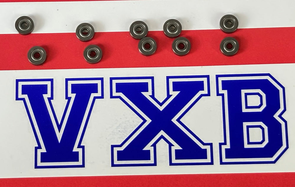 10-Pack 2x6mm Double Shielded 2x6x2 Miniature Bearing