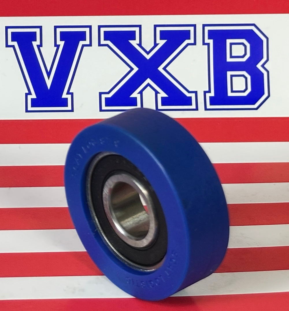 PU15X48X15-2RS PU Covered Bearing 15x48x15mm - Sealed - Miniature