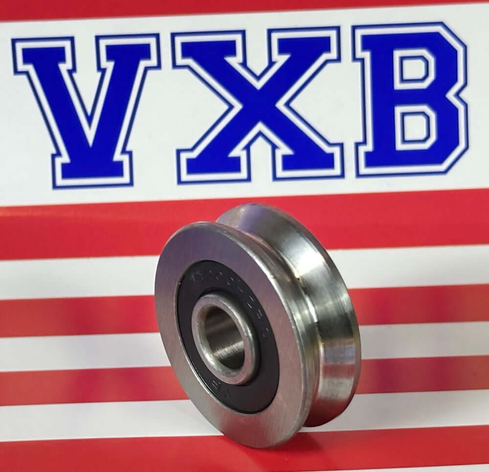 10x37x12x14mm V Groove Track Roller Bearing 8mm Wide