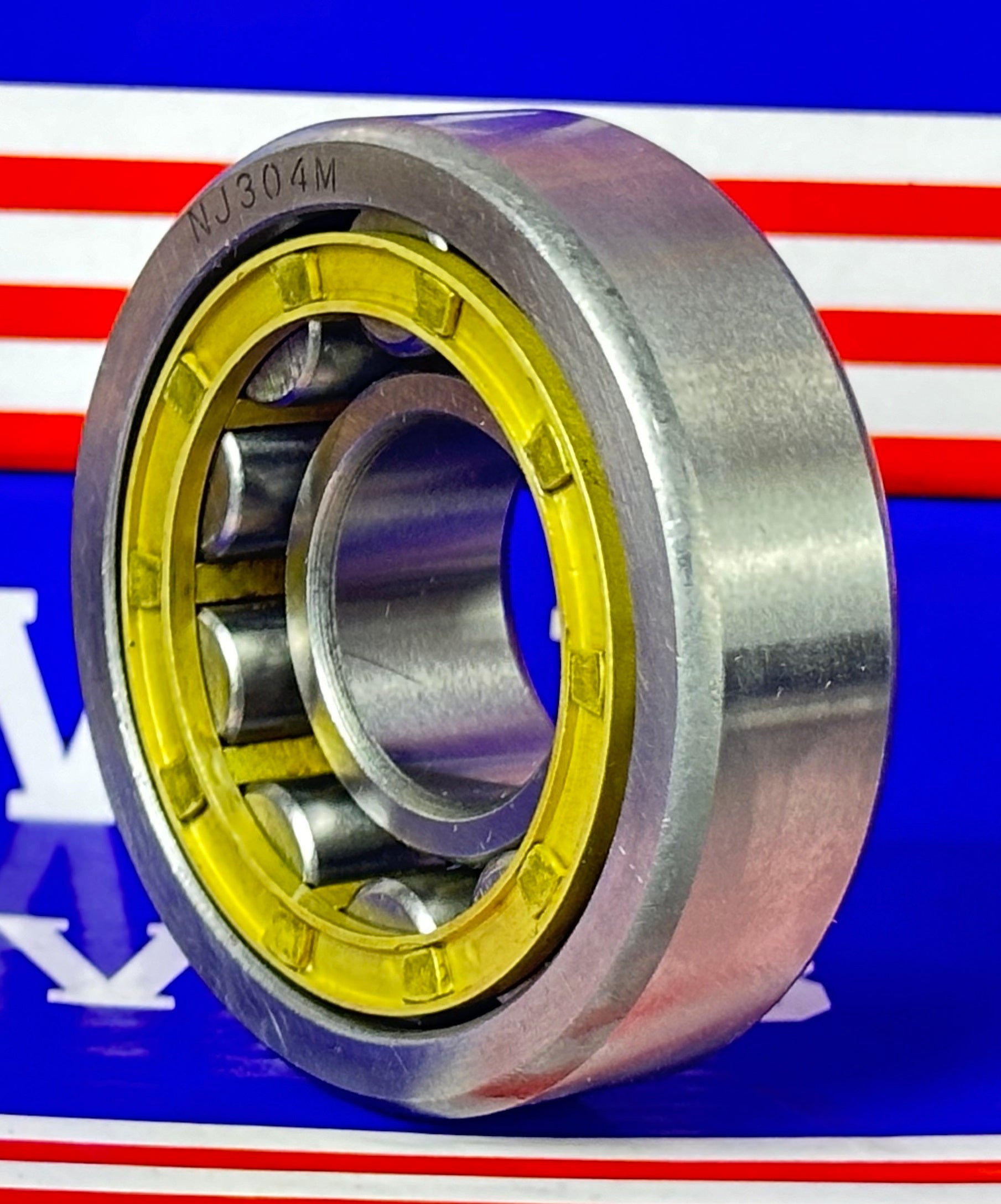 NJ304M Cylindrical Roller Bearing 20x52x15mm Cylindrical Bearing