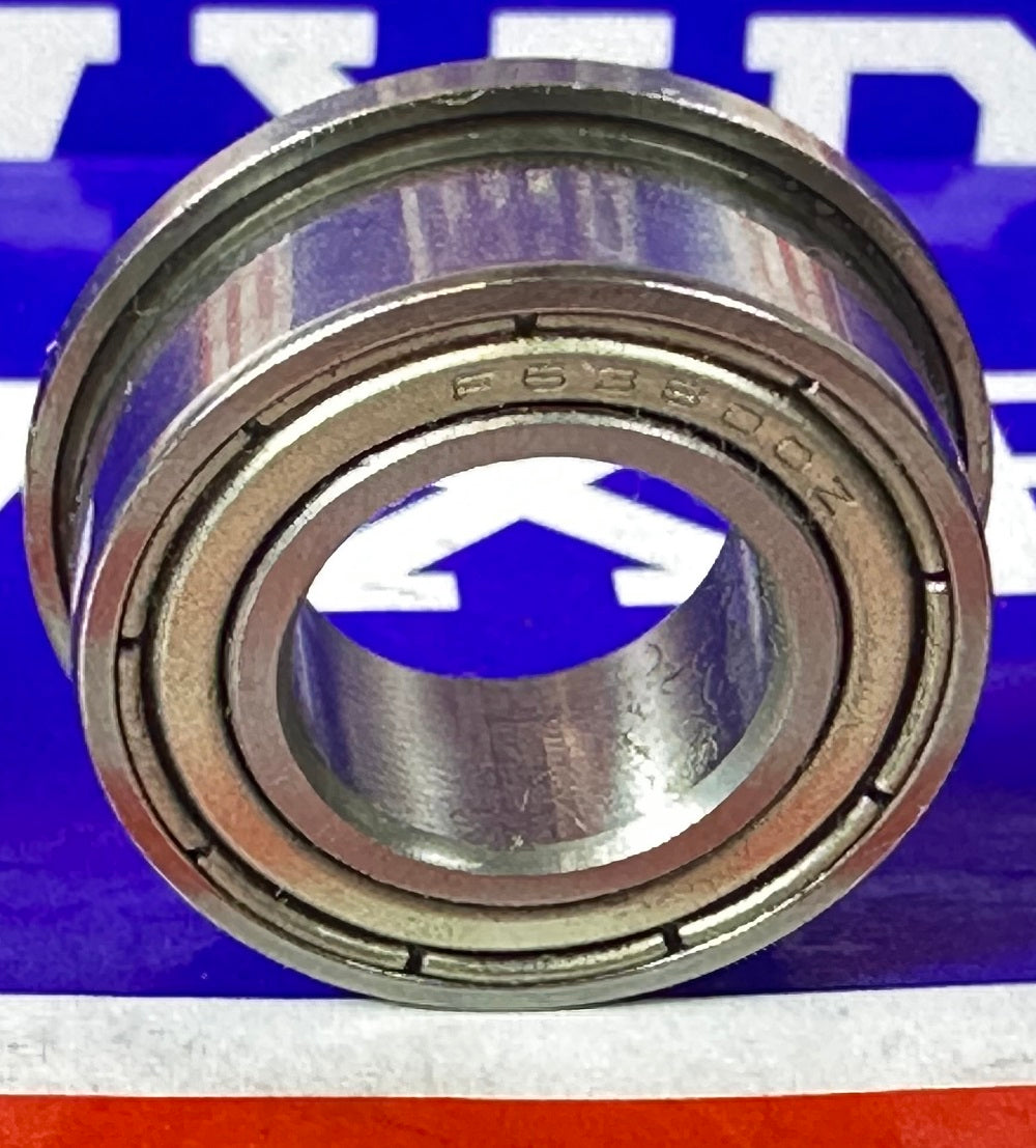 F63800ZZ Flanged Ball Bearing - 10x19x7mm - Shielded