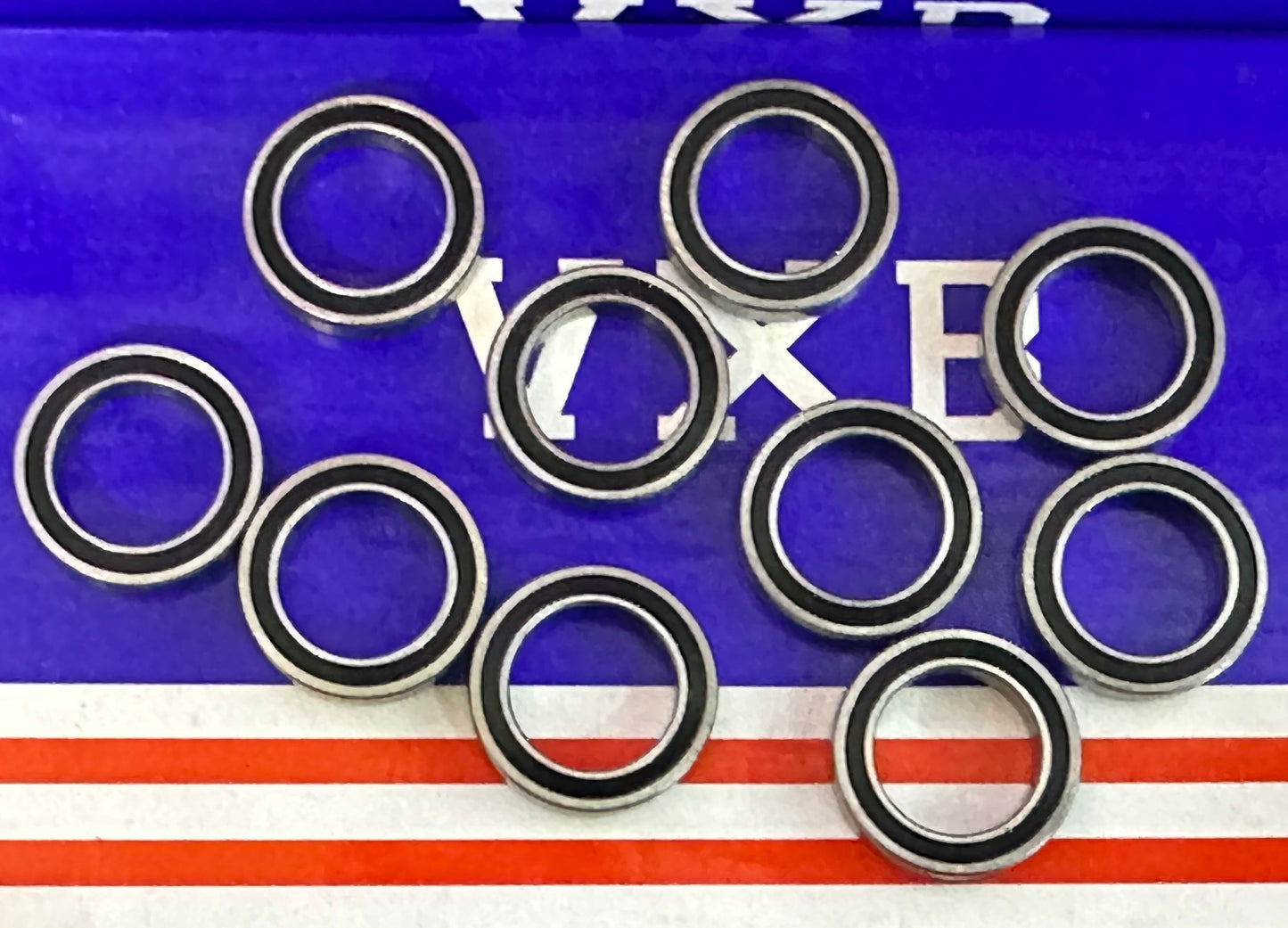 10-Pack Sealed Bearing R1212-2RS 1/2x3/4x5/32 inch