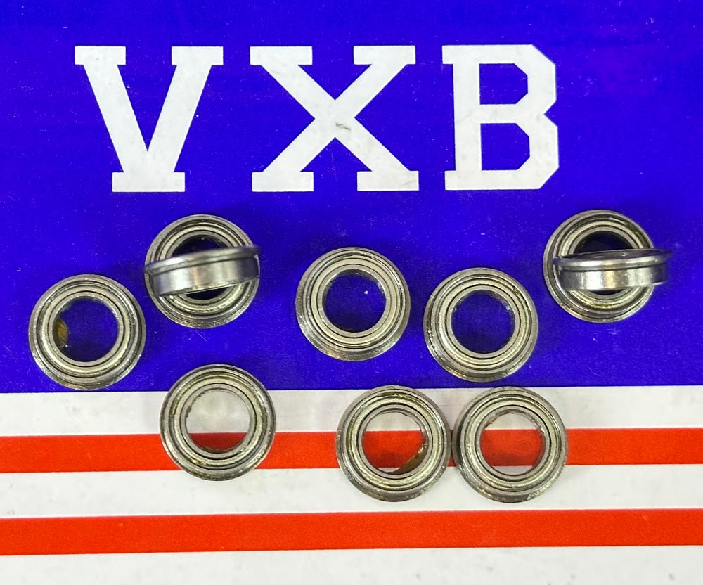 10-Pack Flanged Shielded Bearings MF106ZZ 6x10x3 Miniature