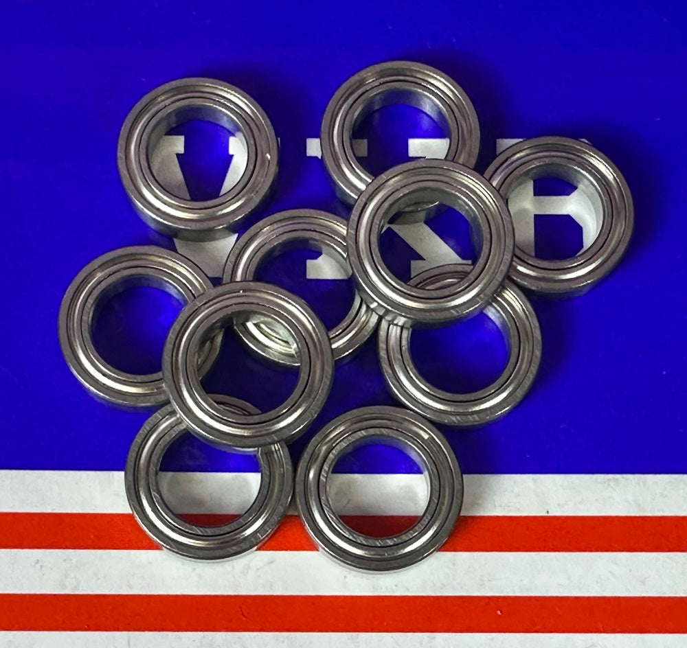 10-Pack Shielded Ceramic Bearing R1038ZZ 3/8x5/8x5/32 inch Bearing