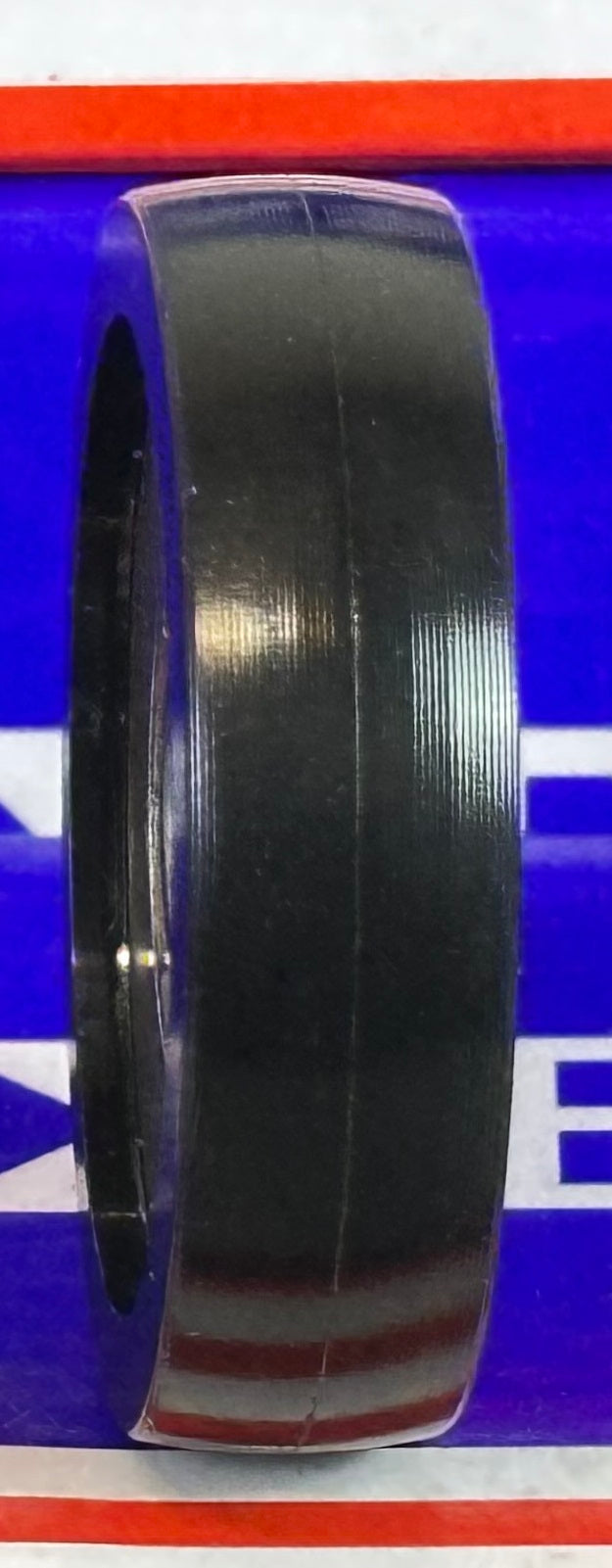 8x44x11mm Polyurethane Pulley Wheel Roller Bearing - Black Tire 44mm