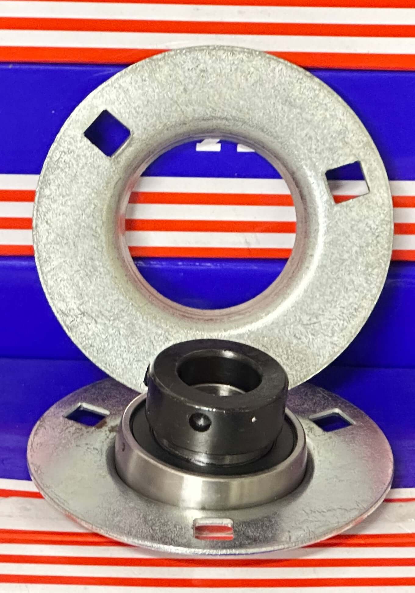 SAPF204-12 3/4" Pressed steel round 3-Bolt Flanged Mounted