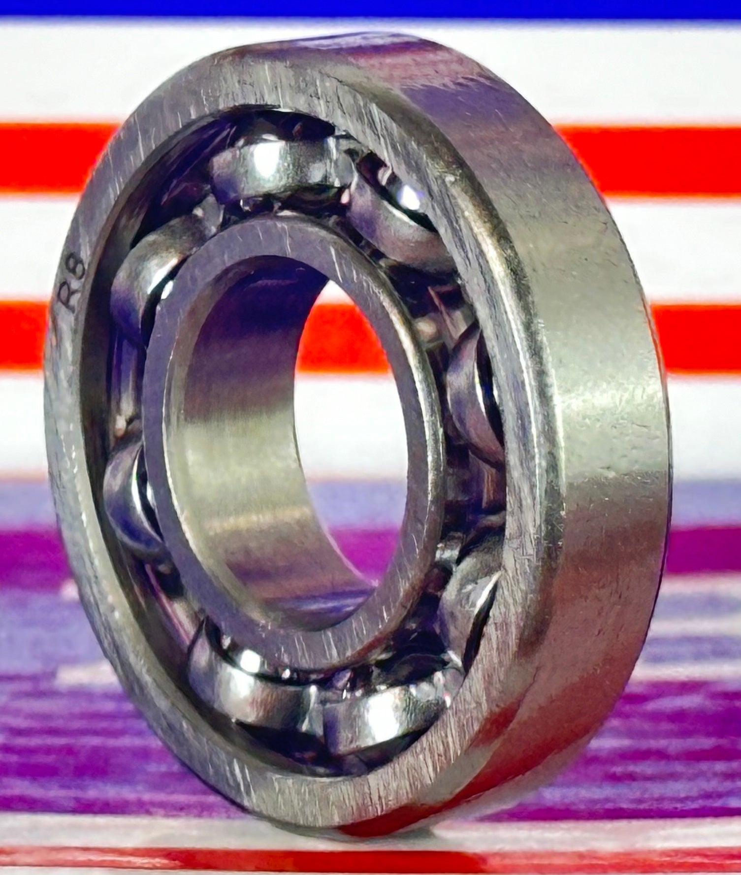 R8 Open Miniature Bearing 1/2" x 1-1/8" x 1/4"