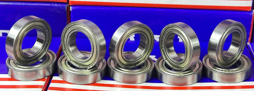 10-Pack 6903ZZ 17x30x7mm Shielded Ball Bearing