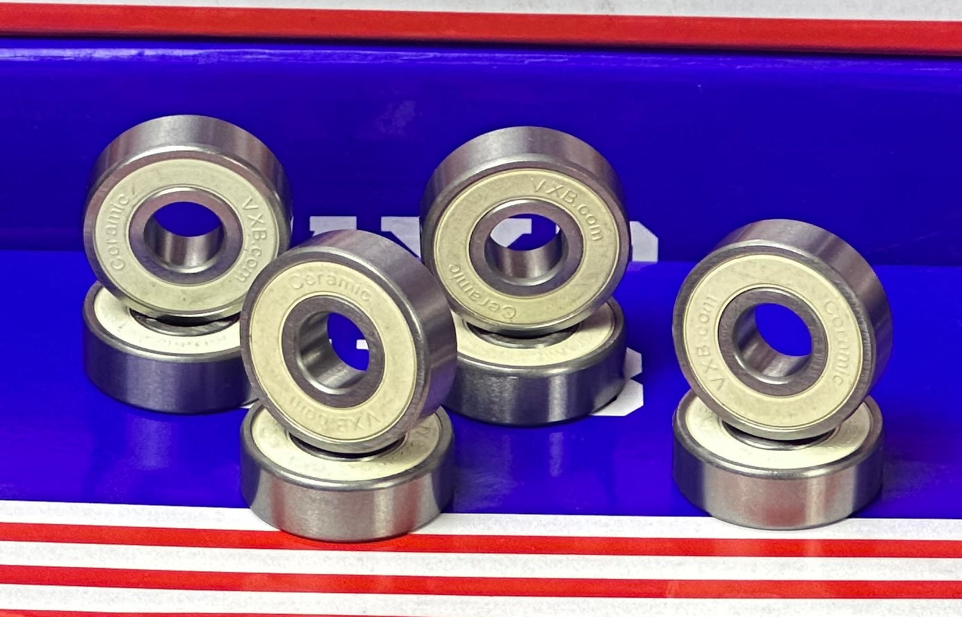 🔥 8-Pack Hybrid Ceramic Skateboard Bearings: Liquidation Deal!