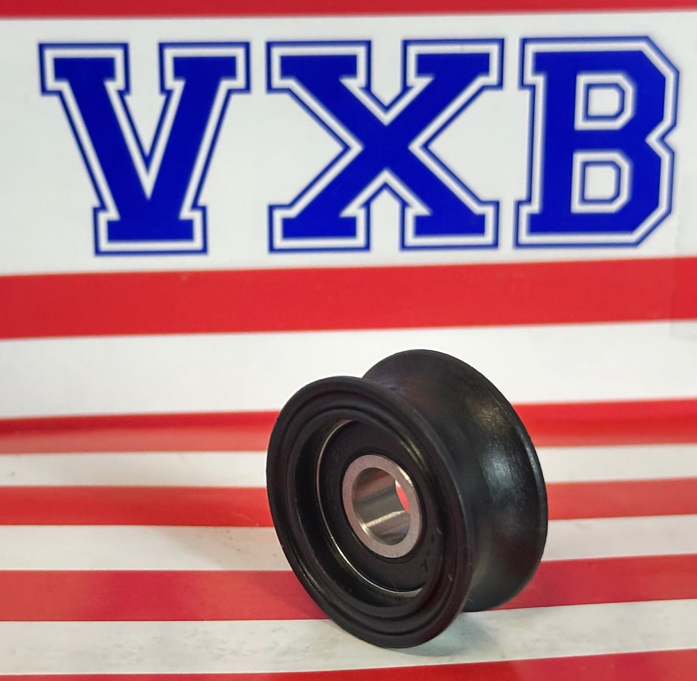 8mm Bore Bearing - 30mm Round Nylon Pulley U-Groove Track Roller Bearing 8x30x13mm