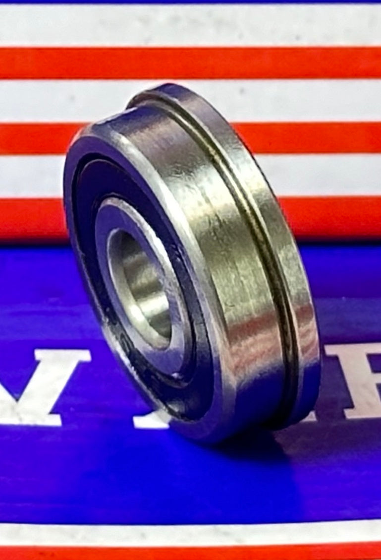 F6200-2RS Flanged Sealed Miniature Bearing 10x30x9mm