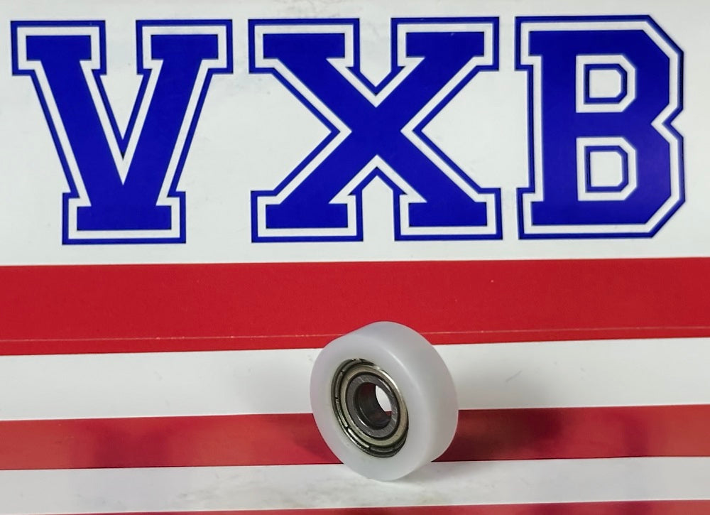 5mm Bore Bearing - 17mm White Plastic Tire 5x17x6mm