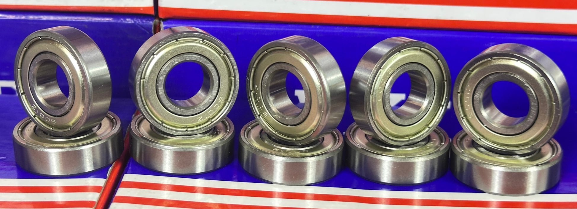 10-Pack 6001ZZ 12x28x8mm Shielded on Both Sides Ball Bearing