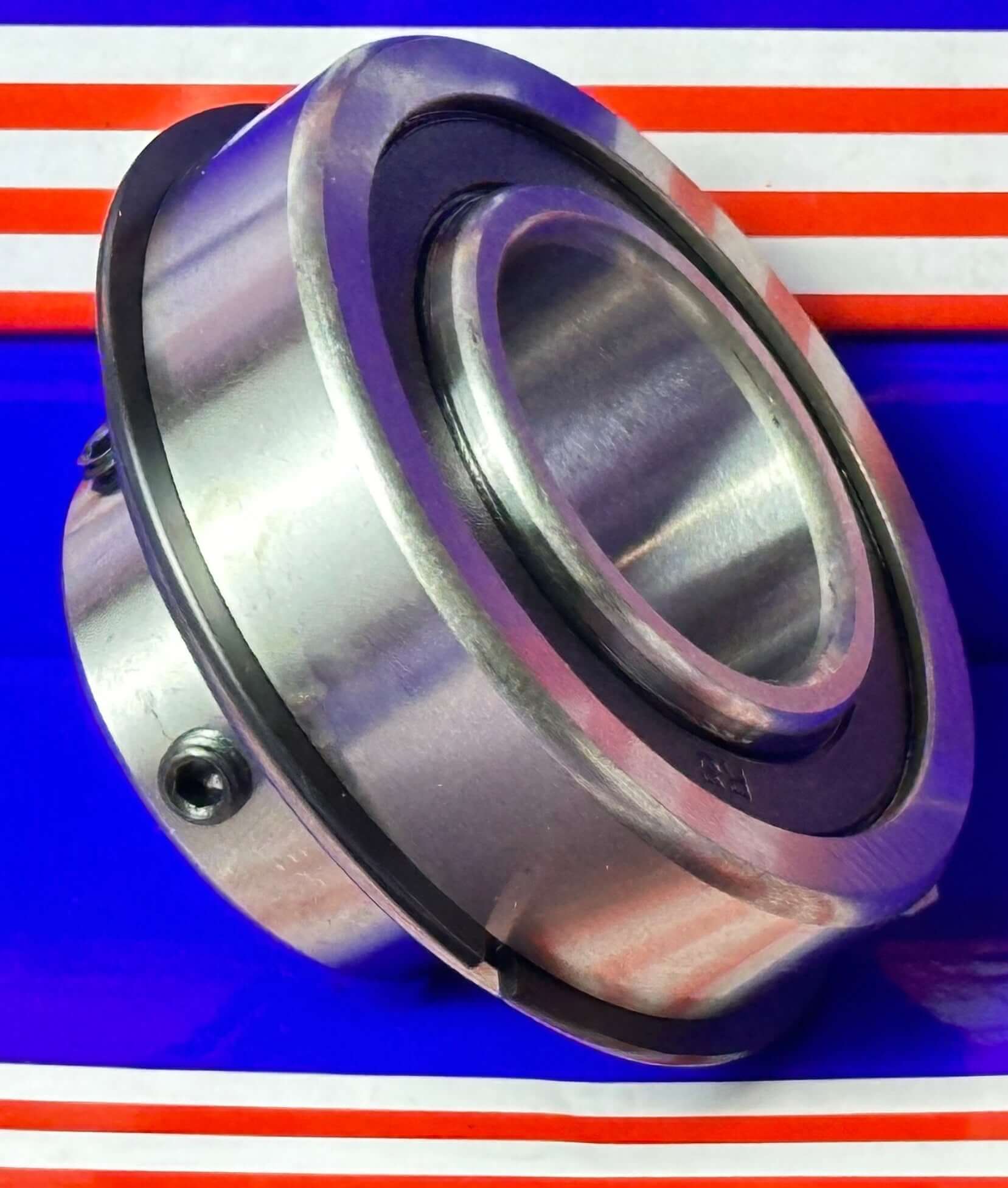 7620DLG-2RS Ball Bearing - Snap Ring - Extended Inner Ring 1-1/4" Bore; 2-9/16" OD