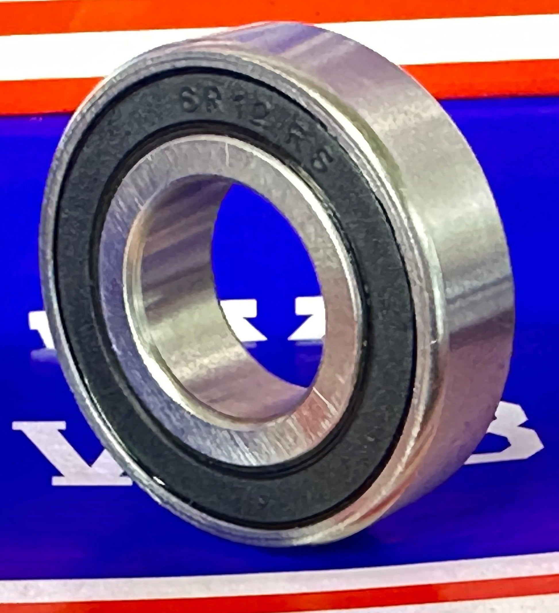 10-Pack SR12-2RS 3/4" x 1-5/8" x 7/16" Stainless Steel Sealed Bearings