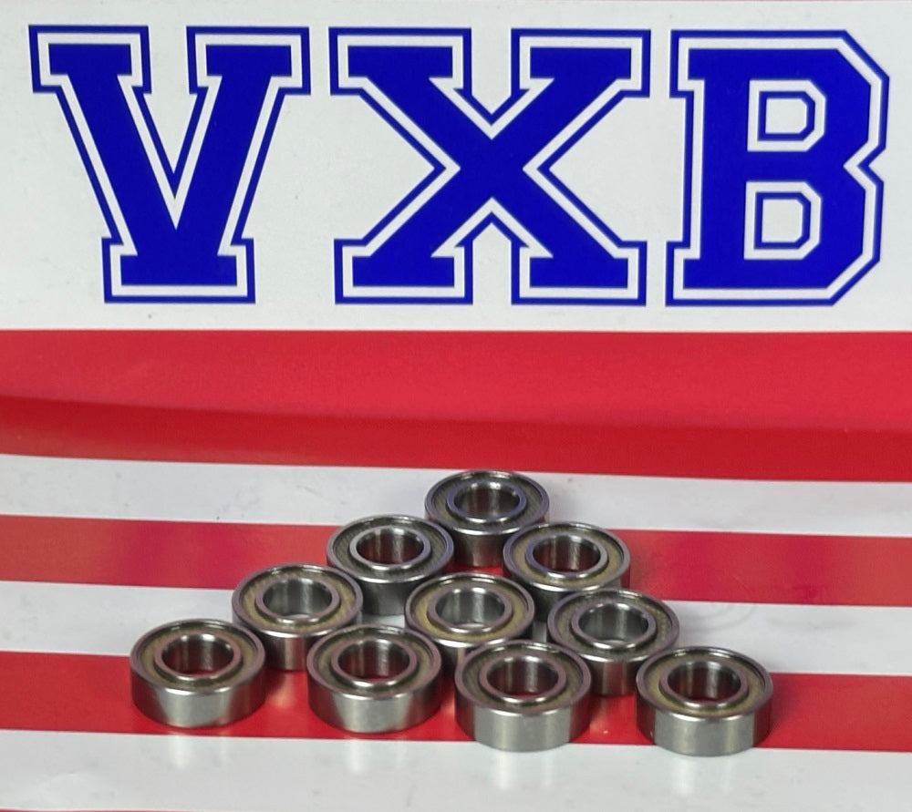 10-Pack Bearings 6x12 Sealed 6x12x4mm Miniature Bearing