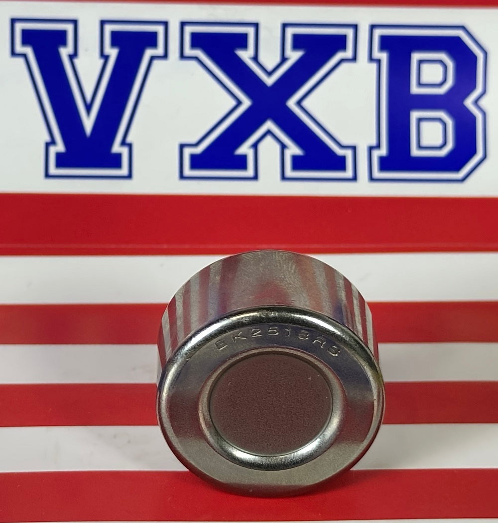 BK2518P Closed End Needle Bearing 25x35x18mm