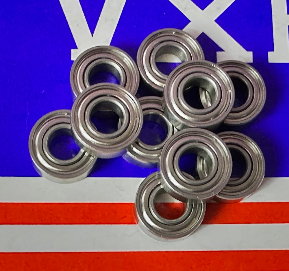 10-Pack Ceramic Bearings 5x11x4 Stainless Steel Shielded ABEC-5 Bearings