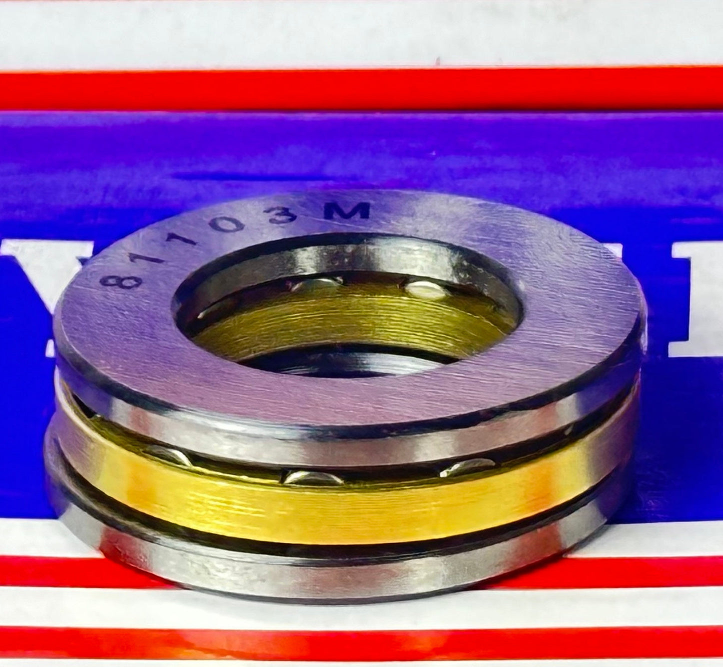 81103M Cylindrical Roller Thrust Bearing 17x30x9mm - Bronze Cage