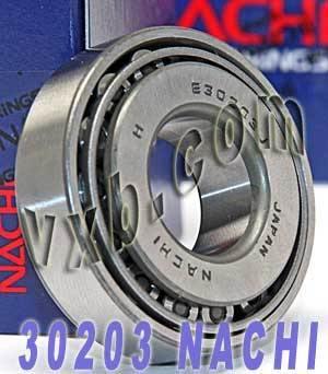 30203 Nachi Tapered Roller Bearing Japan 17x40x12mm