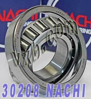 30208 Nachi Tapered Roller Bearing Japan 40x80x18mm