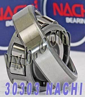 30303 Nachi Tapered Roller Bearing Japan 17x47x14mm