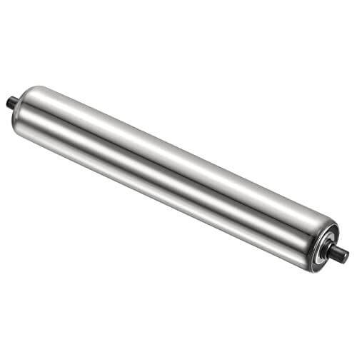 Gravity Conveyor Roller - 2" Diameter x 16" Length - Stainless Steel