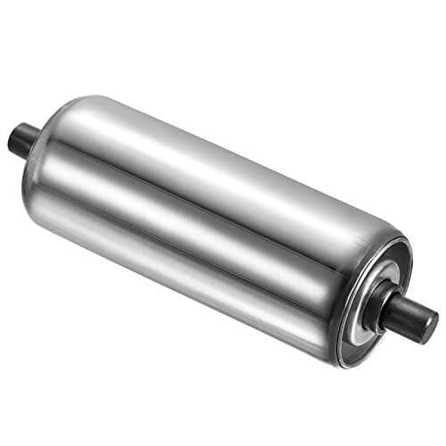 Gravity Conveyor Roller - 2" Diameter x 6" Length - Stainless Steel