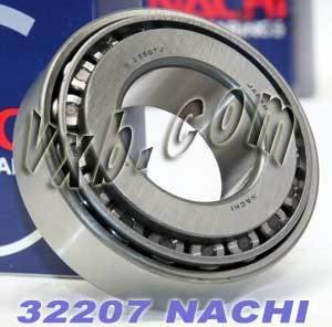 32207 Nachi Tapered Roller Bearing Japan 35x72x23mm