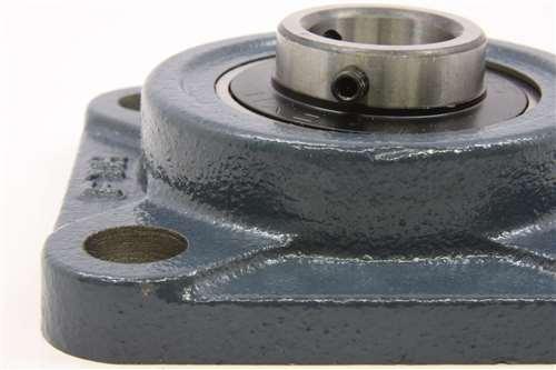 35mm Bearing UCF-207 + Square Flanged Cast Housing Mounted Bearing