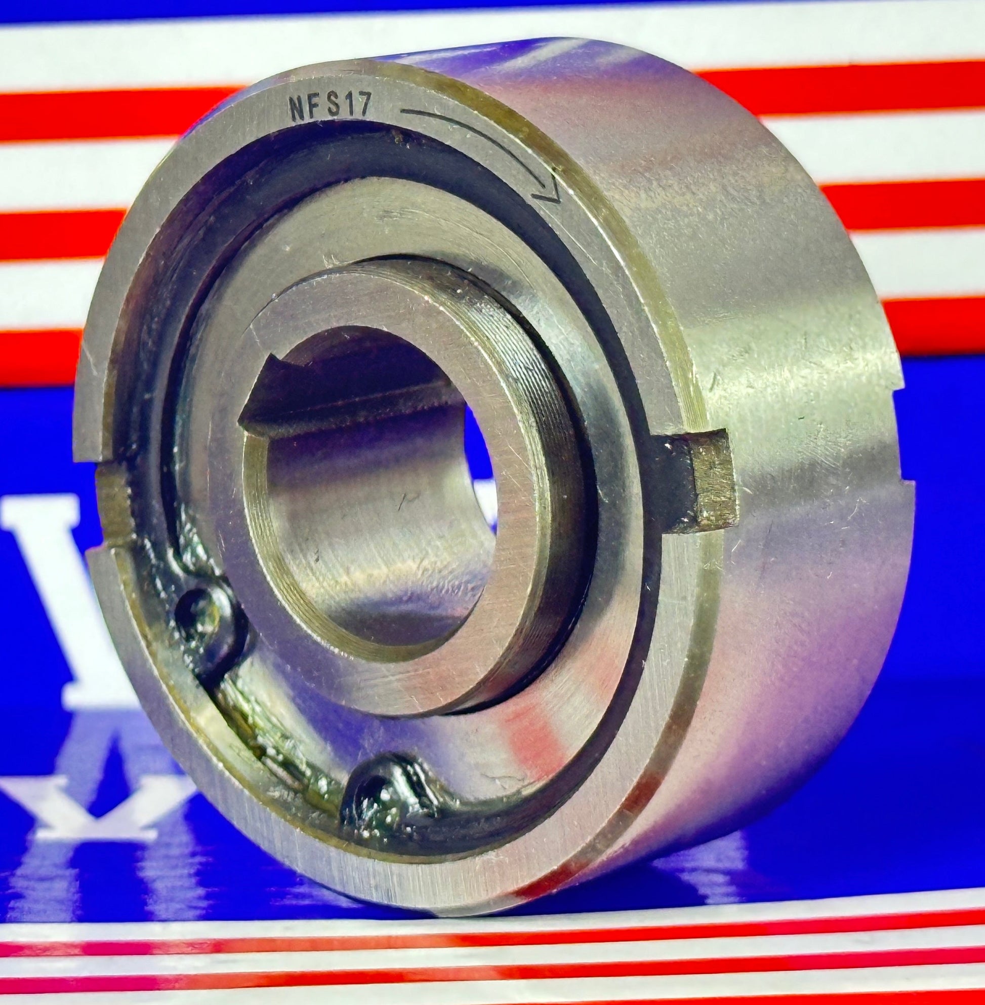 NFS17 One-Way 17x47x19 Bearing Support Required Backstop Clutch