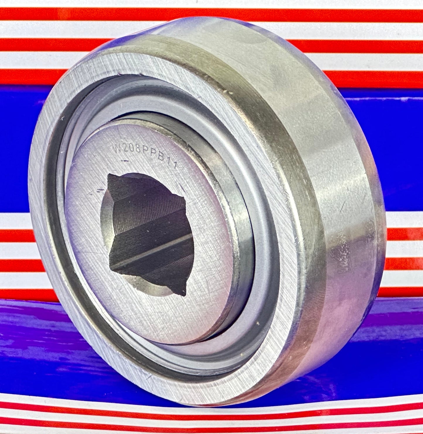 W208PPB11 Relube Square Bore 7/8" Bore Bearing